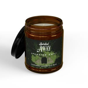 Custom "Spirited Away" Studio Ghibli Inspired Forest Scented Candle (4oz & 9oz) image 3