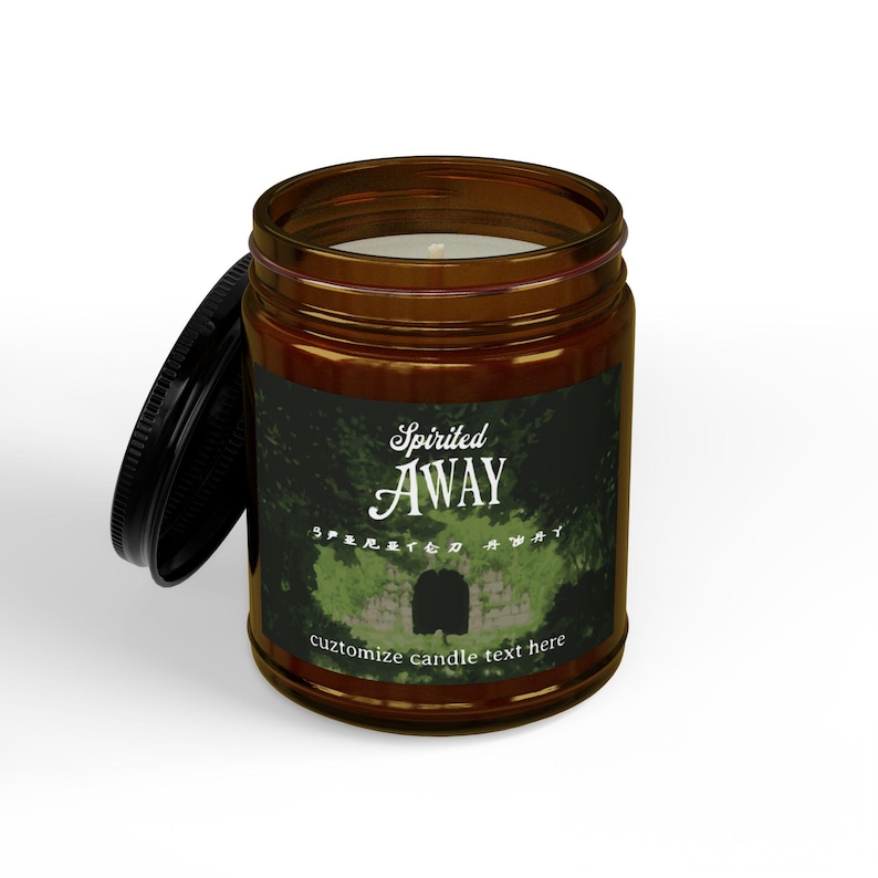 Custom "Spirited Away" Studio Ghibli Inspired Forest Scented Candle (4oz & 9oz) image 3