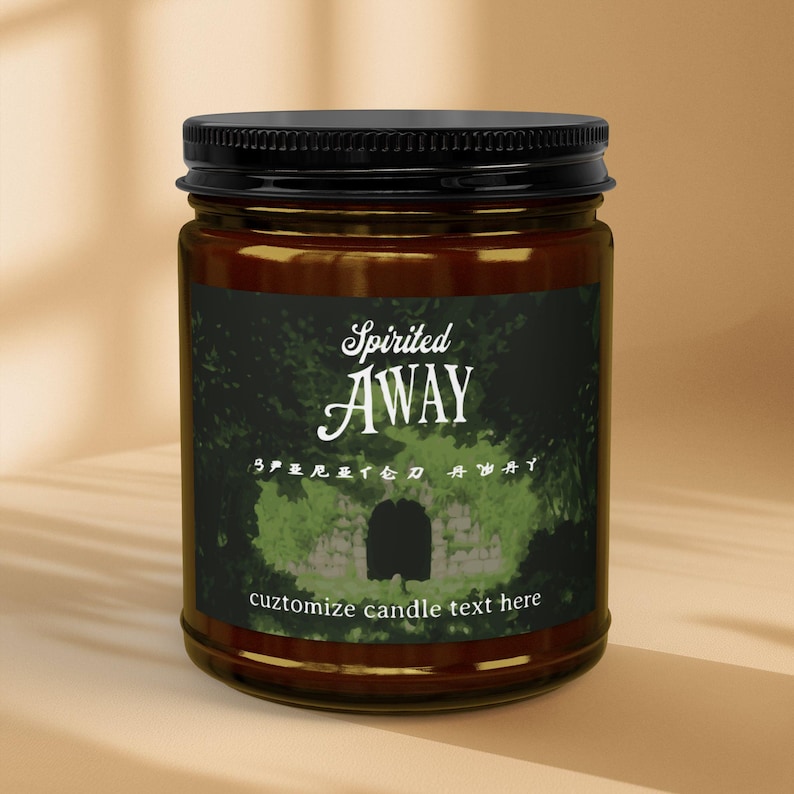 Custom "Spirited Away" Studio Ghibli Inspired Forest Scented Candle (4oz & 9oz) image 2