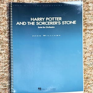 2001 Hal Leonard Harry Potter and the Sorcerer’s Stone Orcheatral Score- New- Free Ship!