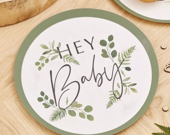 baby shower paper plates and napkins