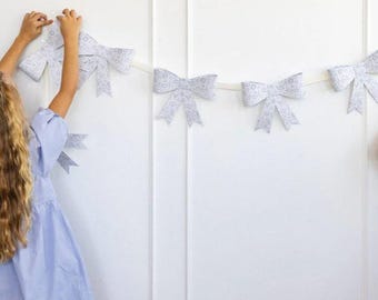 Floral Bow Banner