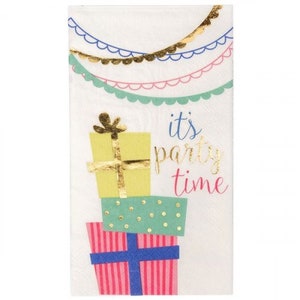 Birthday Candles Guest Towels  16 ct