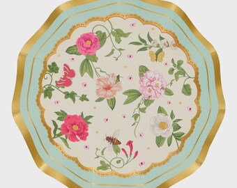 Floral Tea Party Supplies Appetizer/Dessert Bowls/8pk