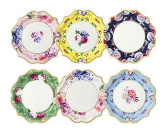 Bridal Shower , Tea Party , Party Birthday n Baby Shower , 12 Paper Plates