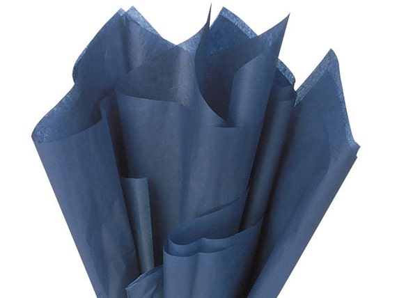 Navy Tissue Paper 24 Sheets Navy Soild Diy Wedding Decor Craft