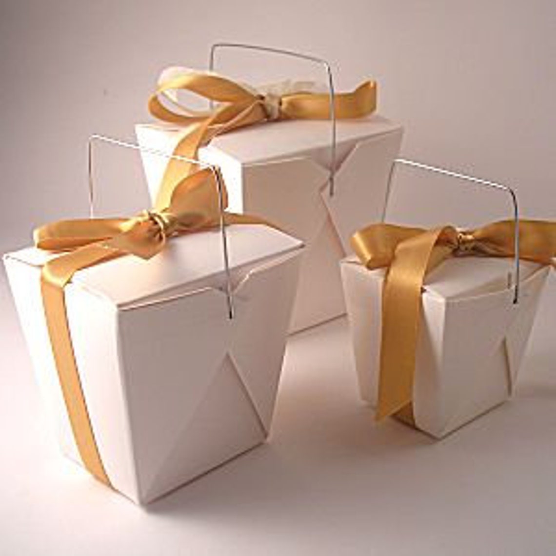 8oz Chinese Style Take Out Boxes Set of 25 White 100 Etsy
