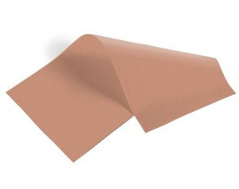 Terracotta Tissue Paper, soft clay tissue paper sheets. Each sheet is 20 inches by 30 inches.