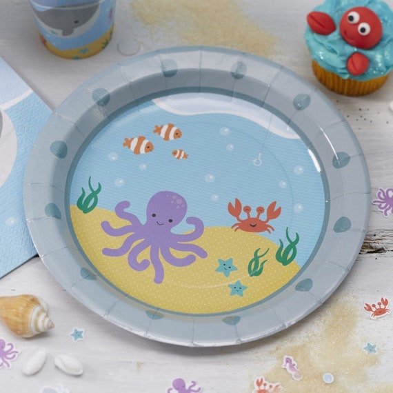 PAPER PLATES Under The Sea Il_570xn