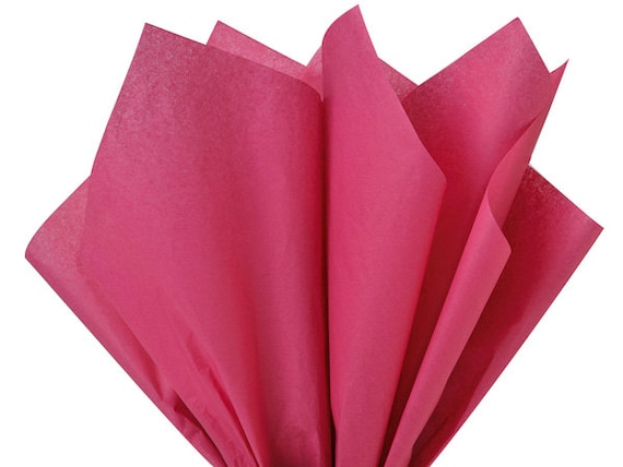 Tissue Paper. Bulk 48 sheets CERISE Tissue.Soild DIY Teal Wedding Decor Craft 20" X 30" Gift Wrap, Favor Box Tissue, DIY Pom Pom Supplies Il_570xn