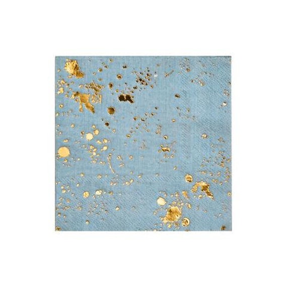 Malibu - Blue Splash Lunch Paper Napkins Il_570xn