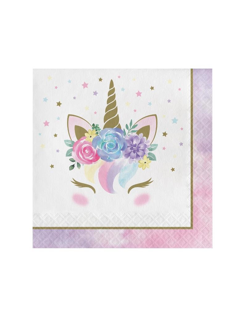 Unicorn Pastel Baby Shower Luncheon Napkins UNICORN BABY SHOWER