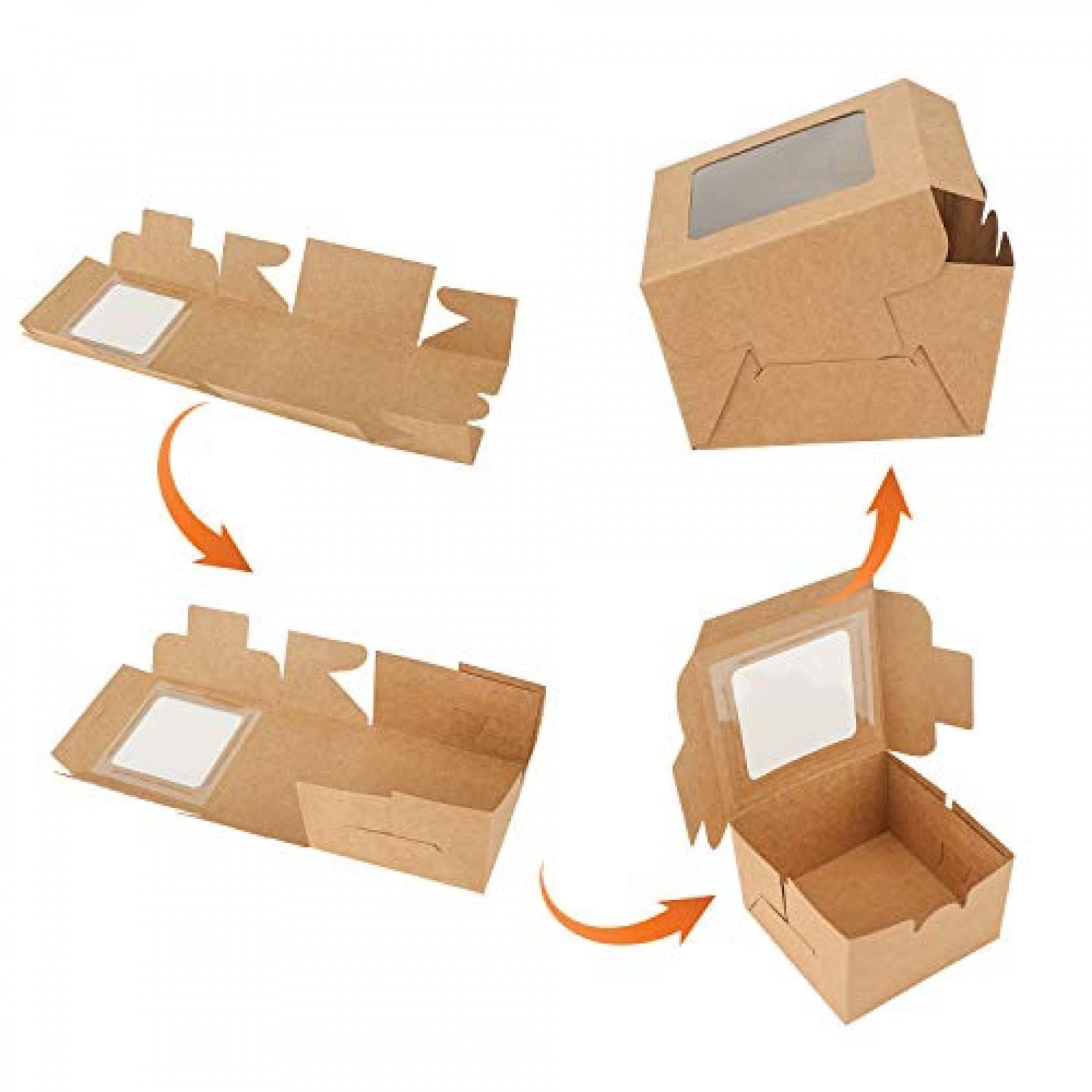 Kraft Gift Box 4x4x2.5 / 20 Ct Brown Box Brown Favor Boxes Etsy