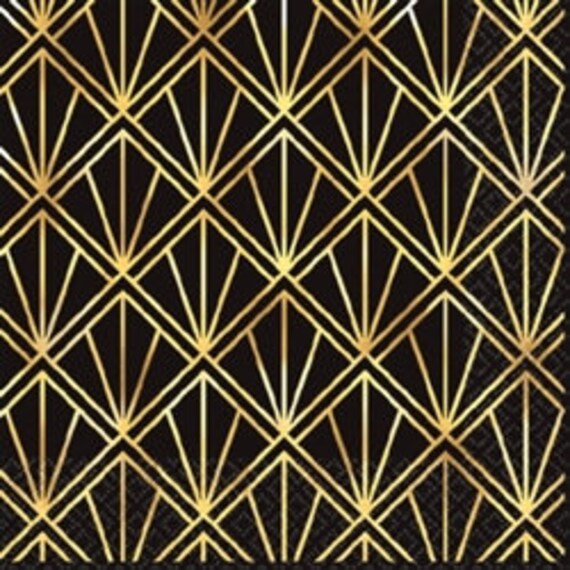 2-Ply Hollywood Lights Beverage Napkins 16//Pkg