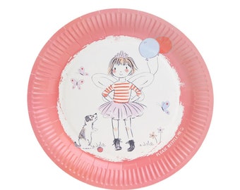 Tilly & Tigg Pink Recyclable Paper Plates - 12 Pack