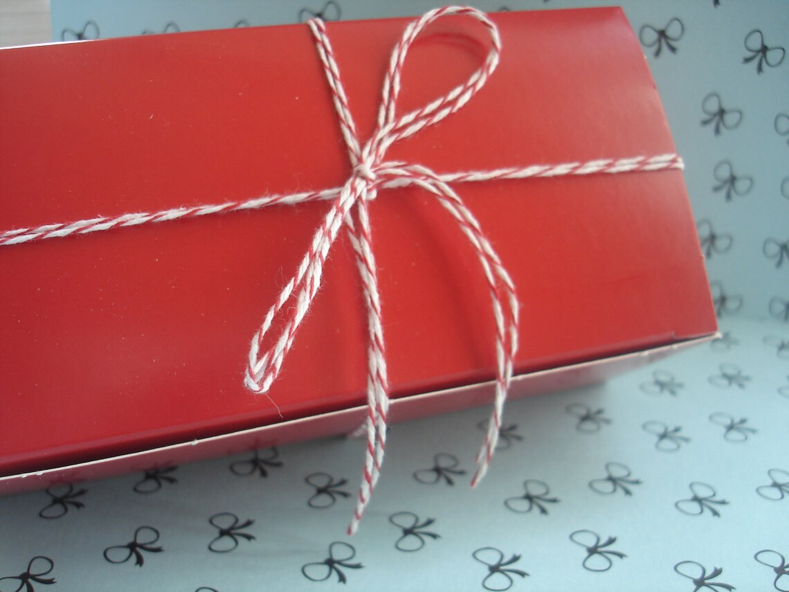 Red Bakery Boxes 12 1/2 Lb Candy Boxes for Party Favors Etsy