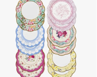 TEA PARTY FLORAL Plates