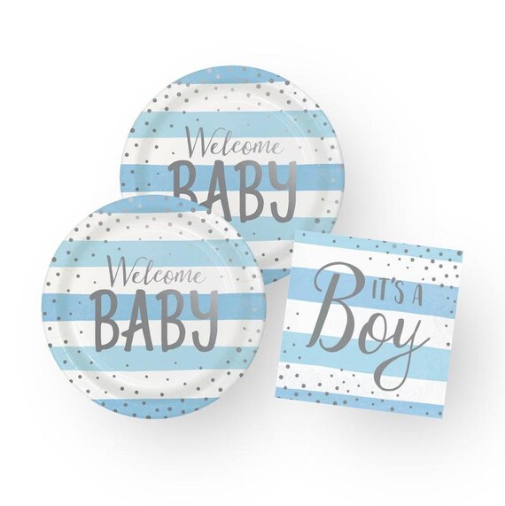 Boy Baby Shower Supplies It's a Boy Baby Shower Baby Etsy