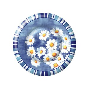Agnetha Round Dinner Plate Blue 8 plates per package - 10 1/2 dia.