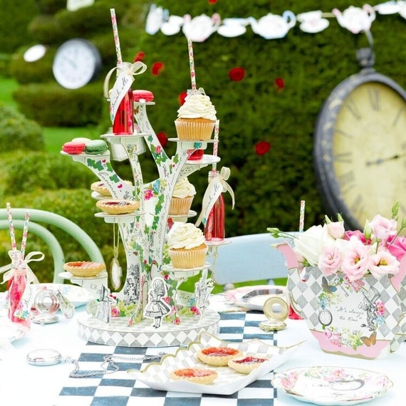 Alice in Wonderland Afternoon Tea Table Decorations Pack 