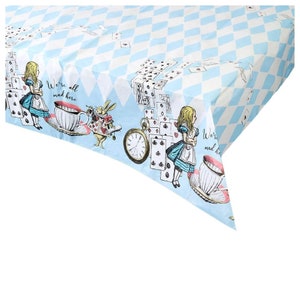 Truly Alice Paper Table Cover