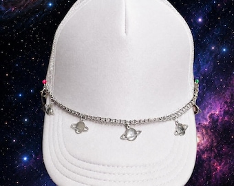 Planet Charm Hat Chain