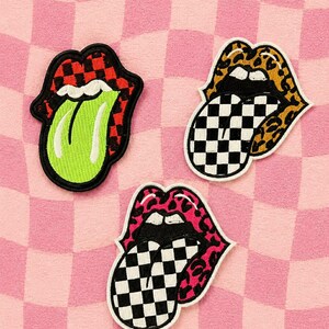 Checkerboard Tongue Patch