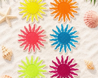 Colorful Sunshine Embroidered Patch