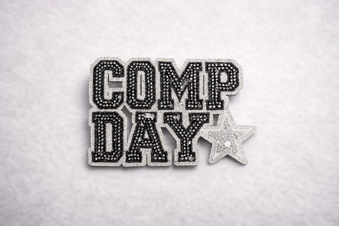 Comp Day Sequin Patch | All Star Cheerleader Competition Gear | Varsity ...