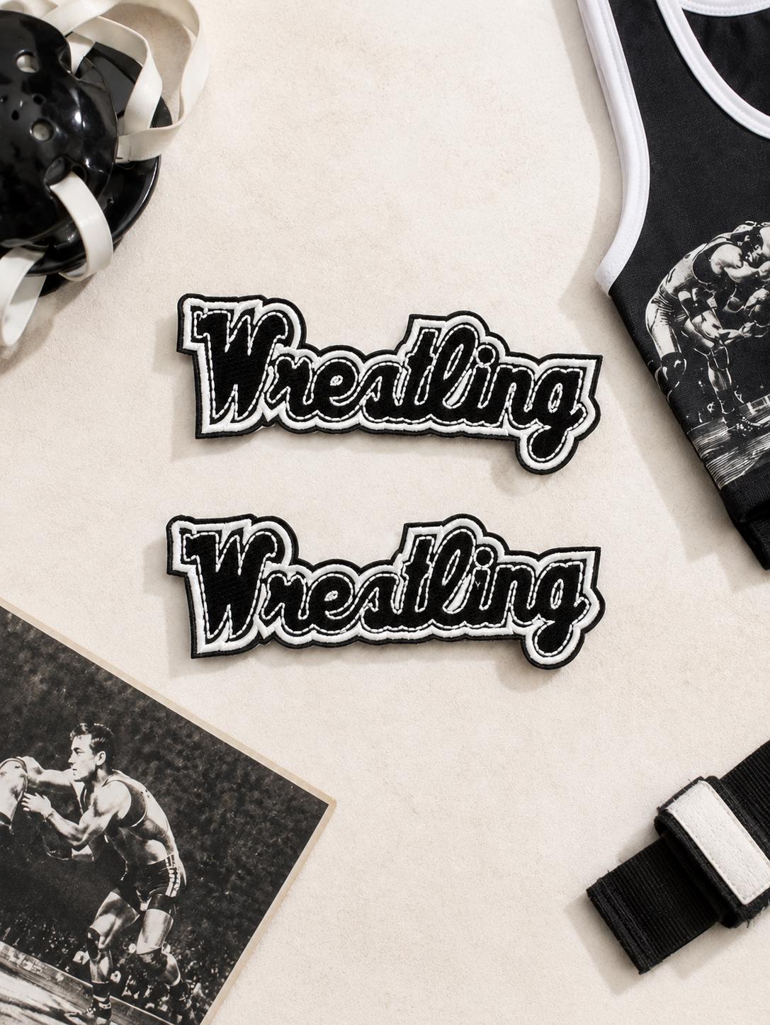 Pro Wrestling Script Wrestling Script Embroidered Patch - Etsy