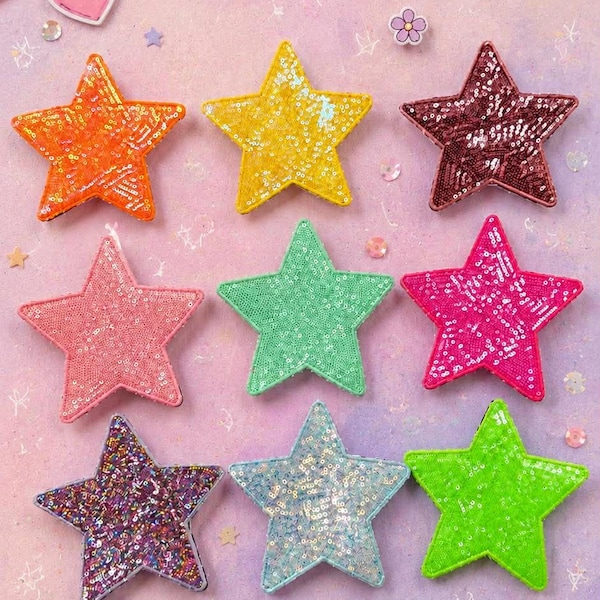 5” Sequin Star Patch