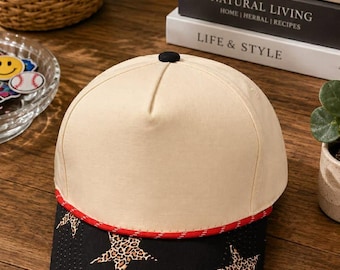 Leopard Star Foam Trucker Hat