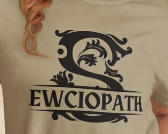 Funny Sewciopath T-Shirt | Gothic Sewing Pun Gift for Quilters & Seamstresses