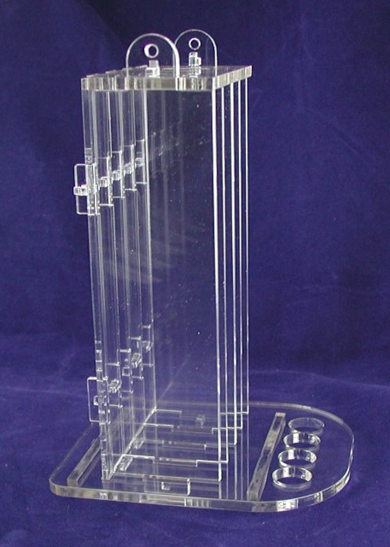 Acrylic lip balm display small 4 column. Etsy