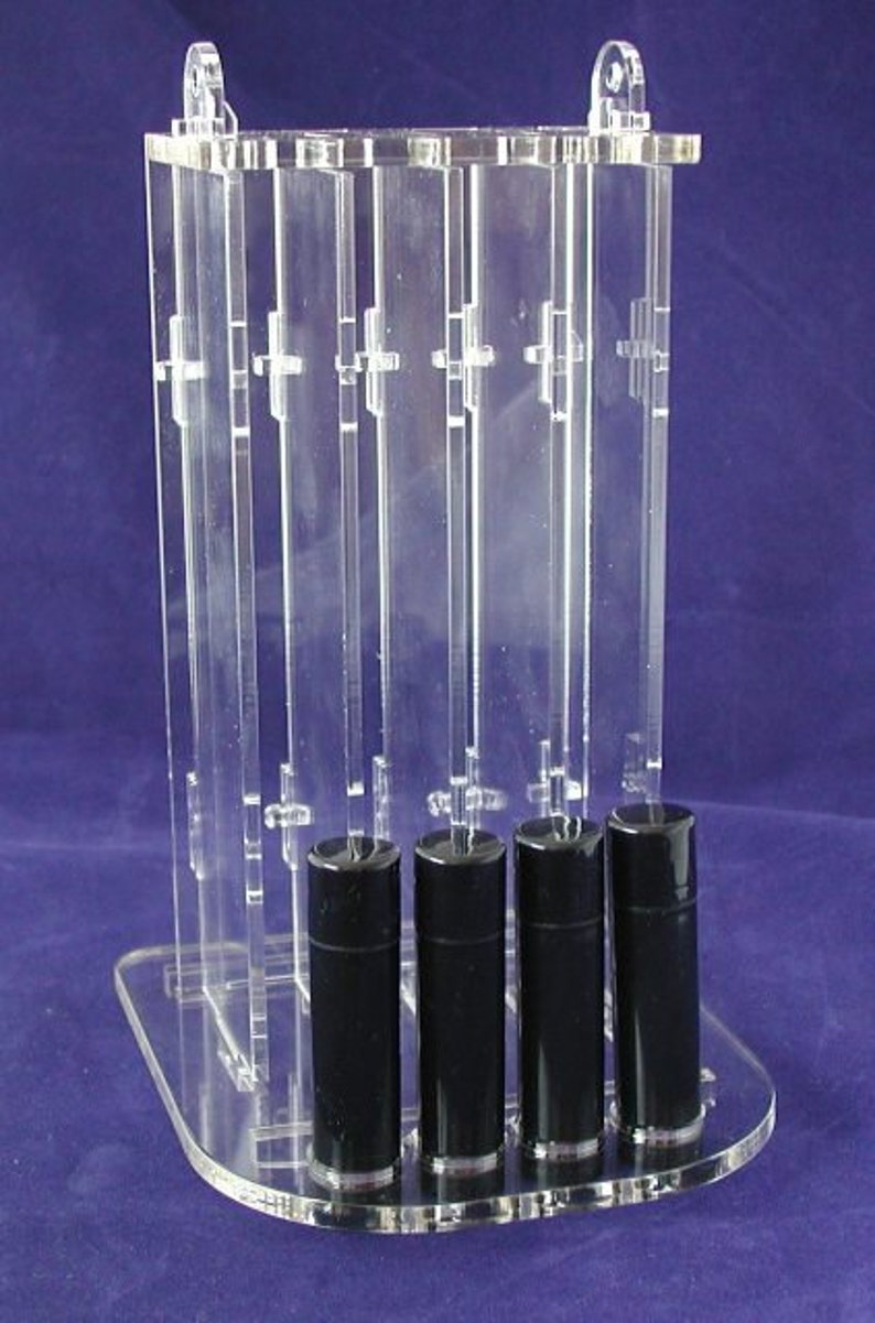 Acrylic lip balm display small 4 column. Etsy