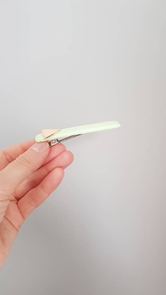 Clip de pelo geométrico. Clip de pelo moderno. Clip de pelo Etsy España