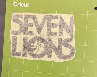 Calcomanía de siete leones