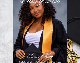 Editable Graduation Card, Printable Grad Gift, Custom Graduation Card, Congratulations Graduate Card