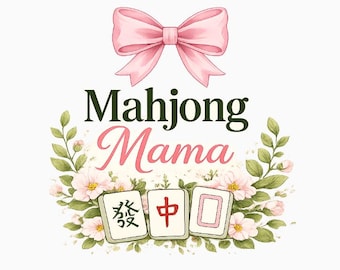Mahjong Mama (Wine Glass)