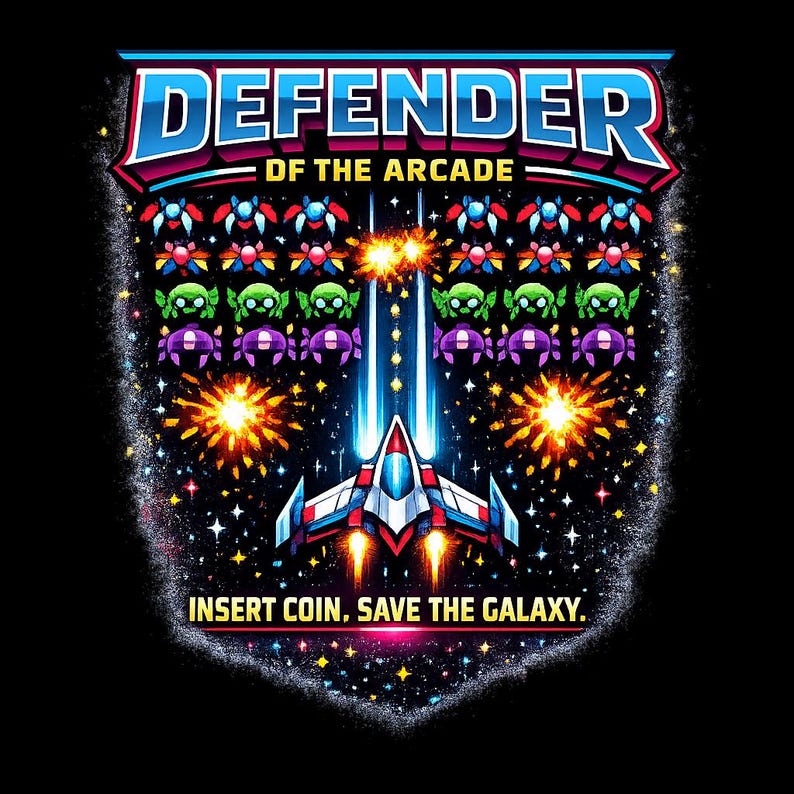 Defender Vintage Arcade Game - Etsy