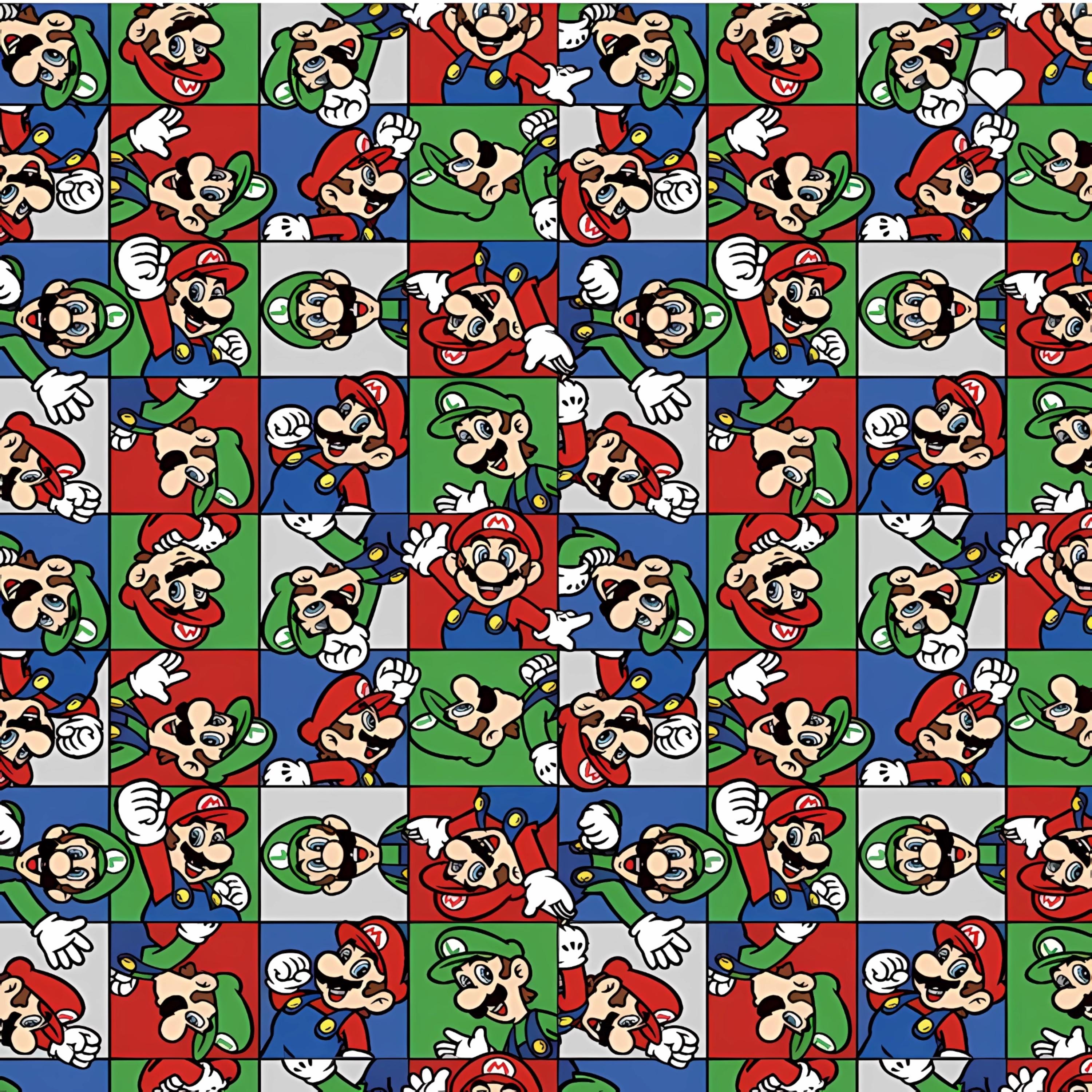 Super Mario Inspired Digital Paper Bundle: 20+ HD Game Patterns ...