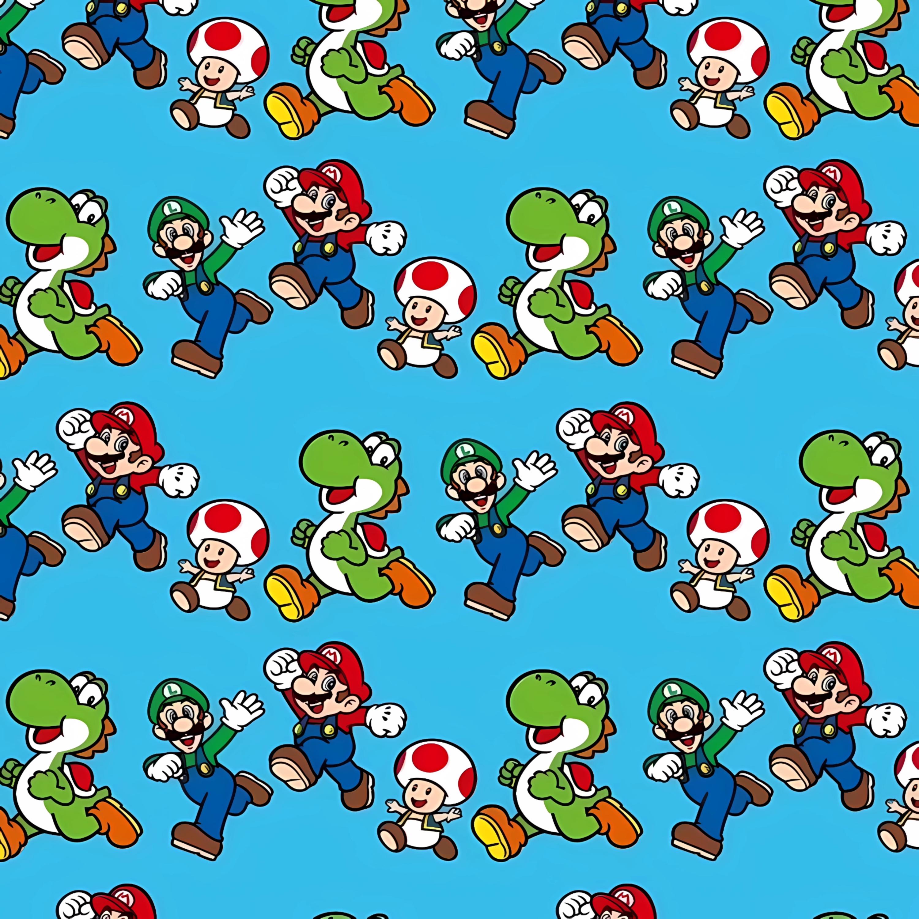 Super Mario Inspired Digital Paper Bundle: 20+ HD Game Patterns ...