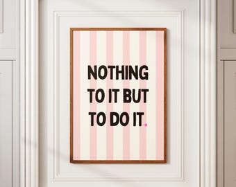 Motywacyjny wydruk, nic specjalnego, nowoczesny plakat ścienny