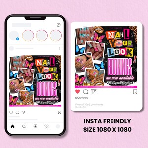 Nail Flyer DIY Nail Tech Flyer Nail Special Deal Flyer Nail Flyer Bookings Nail Tech Booking Flyer Nail Book Now DIY Nail Deal Booking Flyer