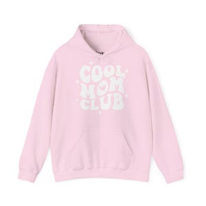 Cool Mom Club Vintage Hoodie | Groovy Graphic Mom Sweatshirt | Trendy Mama Sparkle Pullover | Fun Mother's Day Gift | Cute Everyday Apparel