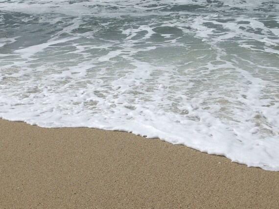 Beach I--matted and framed photo