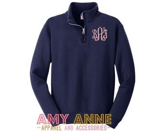 youth half zip pullover