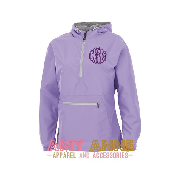 Charles River Monogrammed Light Purple 