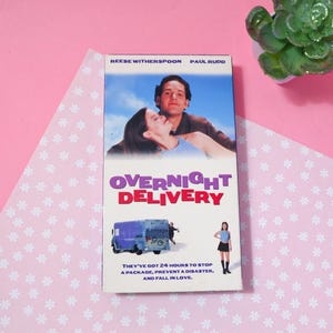 Vintage Overnight Delivery VHS Tape | 1998 Romantic Comedy | Paul Rudd & Reese Witherspoon