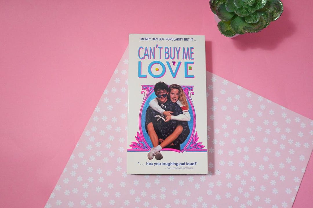 Vintage Can’t Buy Me Love VHS Tape | 1987 Romantic Comedy | Playable ...